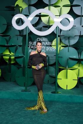 Milan, Milan Women s Fashion Week Spring Summer 2026 - Women s Fashion, Spring Summer 2026 - CNMI Sustainable Fashion Awards 2025 at Teatro alla Scala - Guest Arrivals Photocall. Pictured: Francesca Sofia Novello  Copyright: xAlessandroxBremecx xipa-agency.netx xx IPA_Agency_IPA65848813