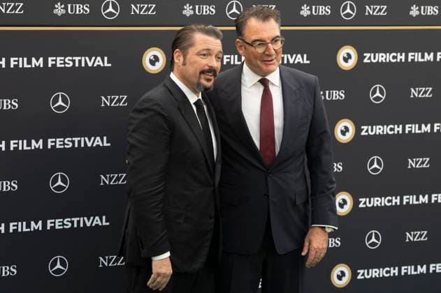 James Vanderbilt and Christian Jungen at the premiere of the feature film Nuremberg Nürnberg at the 21 Zurich Film Festival 2025 at the Festival Center Zurich, 27 09 2025 Foto:xA.xRaemyx xFuturexImagex nuremberg_5938