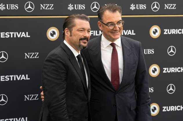 James Vanderbilt and Christian Jungen at the premiere of the feature film Nuremberg Nürnberg at the 21 Zurich Film Festival 2025 at the Festival Center Zurich, 27 09 2025 Foto:xA.xRaemyx xFuturexImagex nuremberg_5940