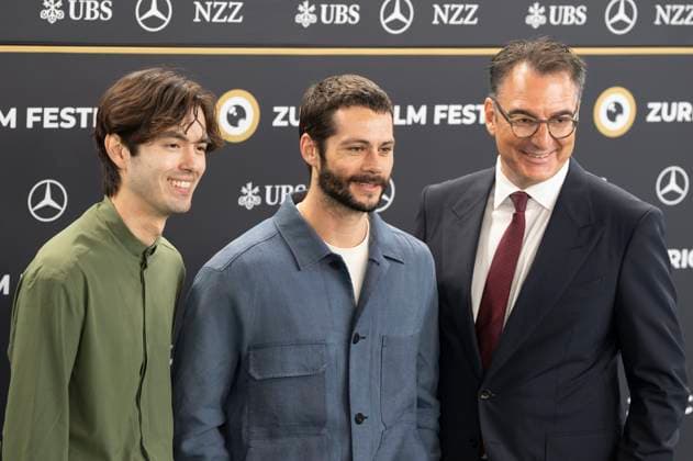 James Sweeney, Dylan O Brien and Christian Jungen at the premiere of the feature film Twinless at the 21 Zurich Film Festival 2025 at the Festival Center Zurich, 27 09 2025 Foto:xA.xRaemyx xFuturexImagex twinless_5901