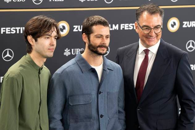 James Sweeney, Dylan O Brien and Christian Jungen at the premiere of the feature film Twinless at the 21 Zurich Film Festival 2025 at the Festival Center Zurich, 27 09 2025 Foto:xA.xRaemyx xFuturexImagex twinless_5902