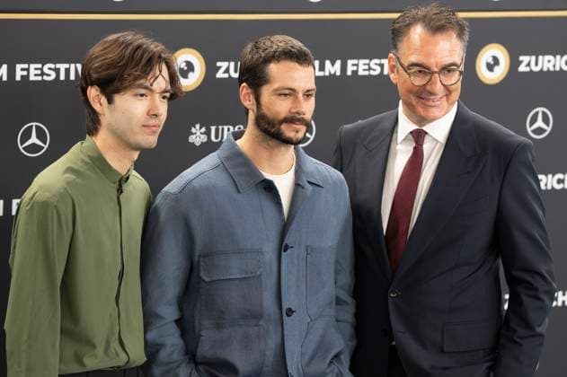 James Sweeney, Dylan O Brien and Christian Jungen at the premiere of the feature film Twinless at the 21 Zurich Film Festival 2025 at the Festival Center Zurich, 27 09 2025 Foto:xA.xRaemyx xFuturexImagex twinless_5903