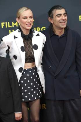 Diane Kruger and Fatih Akin at the premiere of the movie Amrum at the 33 Filmfest Hamburg 2025 at Cinemaxx Dammtor Hamburg, 27 09 2025 Foto:xgbrcix xFuturexImagex amrum_5862