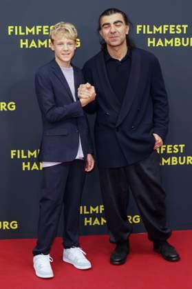 Jasper Billerbeck and Fatih Akin at the premiere of the movie Amrum at the 33 Filmfest Hamburg 2025 at Cinemaxx Dammtor Hamburg, 27 09 2025 Foto:xgbrcix xFuturexImagex amrum_5867