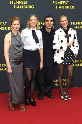 Lisa Hagmeister, Laura Tonke, Fatih Akin and Diane Kruger at the premiere of the movie Amrum at the 33 Filmfest Hamburg 2025 at Cinemaxx Dammtor Hamburg, 27 09 2025 Foto:xgbrcix xFuturexImagex amrum_5870