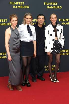 Lisa Hagmeister, Laura Tonke, Fatih Akin and Diane Kruger at the premiere of the movie Amrum at the 33 Filmfest Hamburg 2025 at Cinemaxx Dammtor Hamburg, 27 09 2025 Foto:xgbrcix xFuturexImagex amrum_5871
