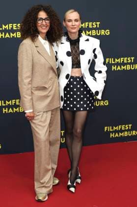 Malika Rabahallah and Diane Kruger at the premiere of the movie Amrum at the 33 Filmfest Hamburg 2025 at Cinemaxx Dammtor Hamburg, 27 09 2025 Foto:xgbrcix xFuturexImagex amrum_5892