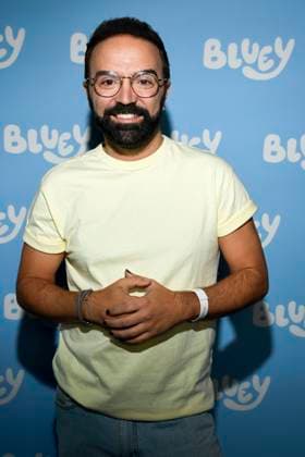 abb Dr Vitor Gatinho Kinds doc de guest on the blue carpet at the movie premiere Bluey in the cinema Kuechenspass Kollektion at CinemaxX Berlin Potsdamer Platz on 27 09 2025 in Berlin Berlin Germany