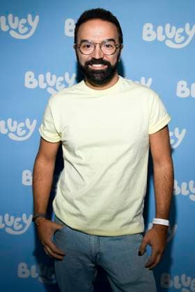 abb Dr Vitor Gatinho Kinds doc de guest on the blue carpet at the movie premiere Bluey in the cinema Kuechenspass Kollektion at CinemaxX Berlin Potsdamer Platz on 27 09 2025 in Berlin Berlin Germany