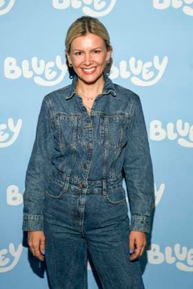 abb Kamila Linke as guest on the blue carpet at the movie premiere Bluey in the cinema Kuechenspass Kollektion at CinemaxX Berlin Potsdamer Platz on 27 09 2025 in Berlin Berlin Germany