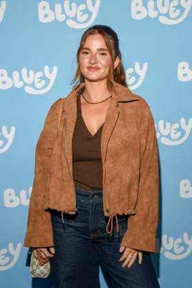 abb Julia Thiele as guest on the blue carpet at the movie premiere Bluey in the movie theater Kuechenspass Kollektion at CinemaxX Berlin Potsdamer Platz on 27 09 2025 in Berlin Berlin Germany