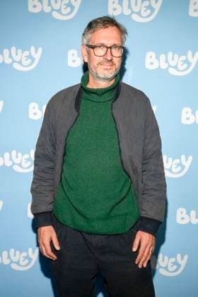abb Joerg Winger as a guest on the blue carpet at the film premiere Bluey in the Kuechenspass Collection movie theater at CinemaxX Berlin Potsdamer Platz on 27 09 2025 in Berlin Berlin Germany