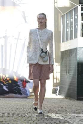 Milan, Milan Women s Fashion Week Spring Summer 2026 - Women s Fashion, Spring Summer 2026. - Francesca Liberatore fashion show - catwalk in the photo: Model  Copyright: xRiccardoxGIordanox xipa-agency.netx xRiccardoxGiordano IPAx IPA_Agency_IPA65863574