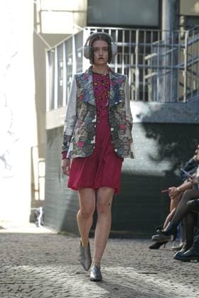 Milan, Milan Women s Fashion Week Spring Summer 2026 - Women s Fashion, Spring Summer 2026. - Francesca Liberatore fashion show - catwalk in the photo: Model  Copyright: xRiccardoxGIordanox xipa-agency.netx xRiccardoxGiordano IPAx IPA_Agency_IPA65863704