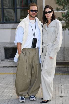 Milan, Milan Women s Fashion Week Spring Summer 2026 - Women s Fashion, Spring Summer 2026 - Calcaterra fashion show - guests - photos: Paolo Stella, Francesca Busi  Copyright: xSimonaxChiocciax xipa-agency.netx xFotosickix IPA_Agency_IPA65871416