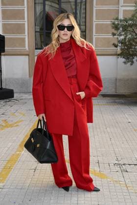 Milan, Milan Women s Fashion Week Spring Summer 2026 - Women s Fashion, Spring Summer 2026 - Calcaterra fashion show - guests - photo: Eleonora Carisi  Copyright: xSimonaxChiocciax xipa-agency.netx xFotosickix IPA_Agency_IPA65871478