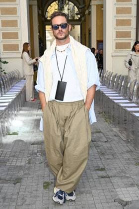Milan, Italy: Milan, Milan Women s Fashion Week Spring Summer 2026 - Women s Fashion, Spring Summer 2026 - Calcaterra fashion show - guests - photo: Paolo Stella Milan Italy  - ZUMAp169 20250928_zea_p169_155 Copyright: xSimonaxChiocciax