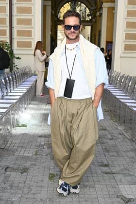 Milan, Italy: Milan, Milan Women s Fashion Week Spring Summer 2026 - Women s Fashion, Spring Summer 2026 - Calcaterra fashion show - guests - photo: Paolo Stella Milan Italy  - ZUMAp169 20250928_zea_p169_156 Copyright: xSimonaxChiocciax