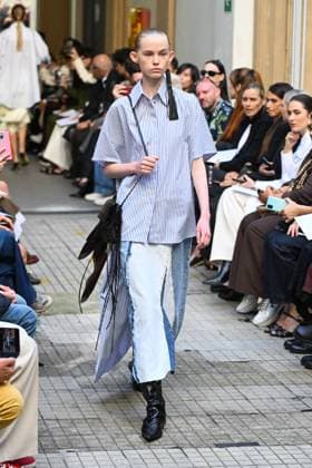 Milan, Milan Women s Fashion Week Spring Summer 2026 - Women s Fashion, Spring Summer 2026. - Calcaterra fashion show - catwalk - photo: model  Copyright: xSimonaxChiocciax xipa-agency.netx xFotosickix IPA_Agency_IPA65873239
