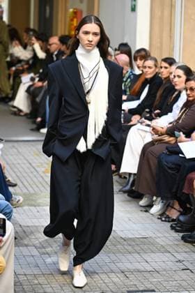 Milan, Milan Women s Fashion Week Spring Summer 2026 - Women s Fashion, Spring Summer 2026. - Calcaterra fashion show - catwalk - photo: model  Copyright: xSimonaxChiocciax xipa-agency.netx xFotosickix IPA_Agency_IPA65873266
