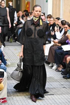 Milan, Milan Women s Fashion Week Spring Summer 2026 - Women s Fashion, Spring Summer 2026. - Calcaterra fashion show - catwalk - photo: model  Copyright: xSimonaxChiocciax xipa-agency.netx xFotosickix IPA_Agency_IPA65873289