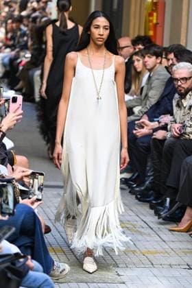 Milan, Milan Women s Fashion Week Spring Summer 2026 - Women s Fashion, Spring Summer 2026. - Calcaterra fashion show - catwalk - photo: model  Copyright: xSimonaxChiocciax xipa-agency.netx xFotosickix IPA_Agency_IPA65873321