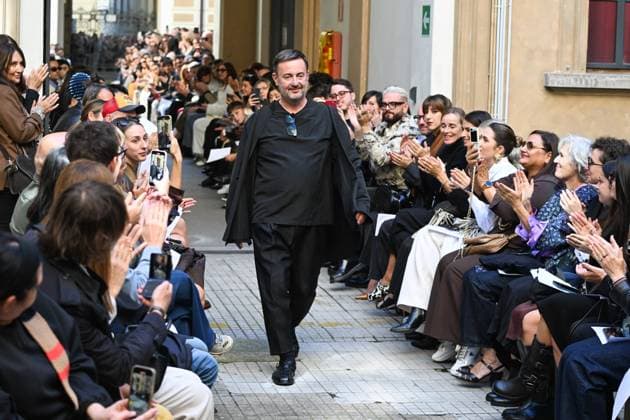 Milan, Milan Women s Fashion Week Spring Summer 2026 - Women s Fashion, Spring Summer 2026 - Calcaterra fashion show - catwalk - photo: Daniele Calcaterra  Copyright: xSimonaxChiocciax xipa-agency.netx xFotosickix IPA_Agency_IPA65873328