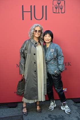 Milan, Milan Women s Fashion Week Spring Summer 2026 - Women s Fashion, Spring Summer 2026 - HUI fashion show - guests - photos: Tiziana Fausti, Zhao Huizhou  Copyright: xSimonaxChiocciax xipa-agency.netx xFotosickix IPA_Agency_IPA65874482