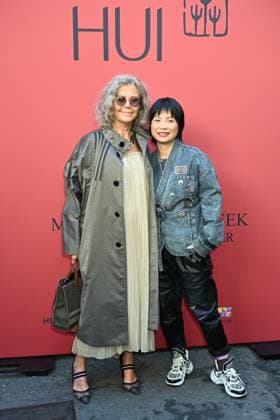 Milan, Milan Women s Fashion Week Spring Summer 2026 - Women s Fashion, Spring Summer 2026 - HUI fashion show - guests - photos: Tiziana Fausti, Zhao Huizhou  Copyright: xSimonaxChiocciax xipa-agency.netx xFotosickix IPA_Agency_IPA65874485