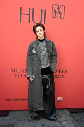 Milan, Milan Women s Fashion Week Spring Summer 2026 - Women s Fashion, Spring Summer 2026. - HUI fashion show - guests - photo: guest  Copyright: xSimonaxChiocciax xipa-agency.netx xFotosickix IPA_Agency_IPA65874521