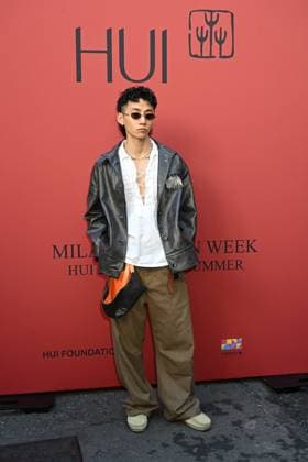 Milan, Milan Women s Fashion Week Spring Summer 2026 - Women s Fashion, Spring Summer 2026 - HUI fashion show - guests - photo: Koukousang  Copyright: xSimonaxChiocciax xipa-agency.netx xFotosickix IPA_Agency_IPA65874525