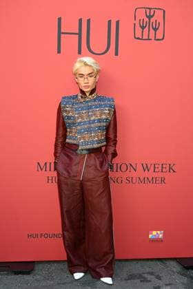 Milan, Milan Women s Fashion Week Spring Summer 2026 - Women s Fashion, Spring Summer 2026 - HUI fashion show - guests - photo: Harry Nista  Copyright: xSimonaxChiocciax xipa-agency.netx xFotosickix IPA_Agency_IPA65874526