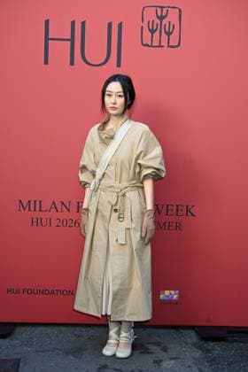 Milan, Milan Women s Fashion Week Spring Summer 2026 - Women s Fashion, Spring Summer 2026. - HUI fashion show - guests - photo: guest  Copyright: xSimonaxChiocciax xipa-agency.netx xFotosickix IPA_Agency_IPA65874538