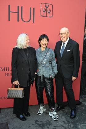 Milan, Milan Women s Fashion Week Spring Summer 2026 - Women s Fashion, Spring Summer 2026 - HUI fashion show - guests - photos: Zhao Huizhou, Mario Boselli, Maura Basili  Copyright: xSimonaxChiocciax xipa-agency.netx xFotosickix IPA_Agency_IPA65874544