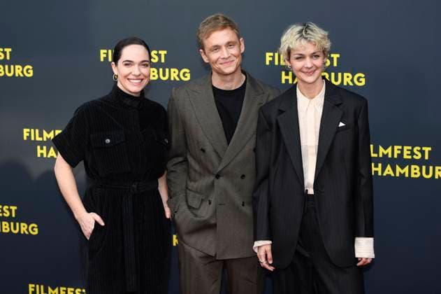 Verena Altenberger, Matthias Schweighöfer and Luise Heyer at the premiere of the movie Das Leben der Wünsche at the 33 Filmfest Hamburg 2025 at Cinemaxx Dammtor Hamburg, 28 09 2025 Foto:xC.xNiehausx xFuturexImagex wuensche_5904