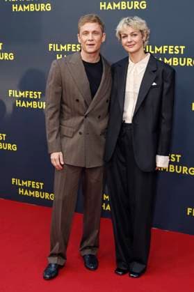 Matthias Schweighöfer and Luise Heyer at the premiere of the movie Das Leben der Wünsche at the 33 Filmfest Hamburg 2025 at Cinemaxx Dammtor Hamburg, 28 09 2025 Foto:xC.xTamckex xFuturexImagex wuensche_5980