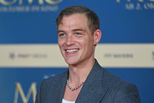 David SCHUETTER actor , single picture,cropped single motif,portrait,portrait movie premiere MOMO on 128 09 2025 at the Mathaeser cinema in Munich