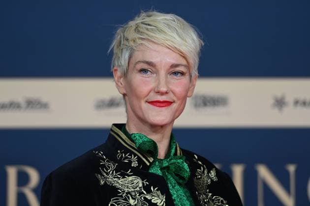 Anna Martine Freemanm actress , single picture,cropped single motif,portrait,portrait,portrait movie premiere MOMO on 128 09 2025 at the Mathaeser cinema in Munich