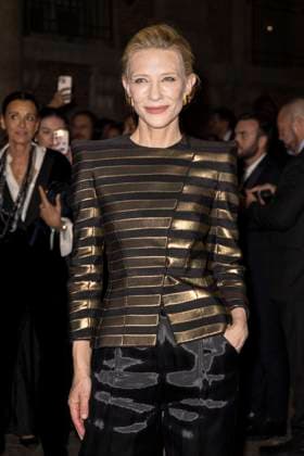 MFW Giorgio Armani arrivals MP Cate Blanchett arrives to Pinacoteca of Brera to attending the Giorgio Armani fashion show during Milan s Fashion Week Womenswear Spring Summer 2026, on September 28, 2025 in Milan (Italy). Photo by Marco Piovanotto Abacapress.com  Copyright: xPiovanottoxMarco ABACAx