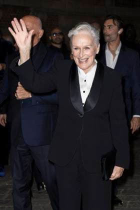 MFW Giorgio Armani arrivals MP Glenn Close arrives to Pinacoteca of Brera to attending the Giorgio Armani fashion show during Milan s Fashion Week Womenswear Spring Summer 2026, on September 28, 2025 in Milan (Italy). Photo by Marco Piovanotto Abacapress.com  Copyright: xPiovanottoxMarco ABACAx
