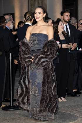 MFW Giorgio Armani arrivals MP Nathalie Emmanuel arrives to Pinacoteca of Brera to attending the Giorgio Armani fashion show during Milan s Fashion Week Womenswear Spring Summer 2026, on September 28, 2025 in Milan (Italy). Photo by Marco Piovanotto Abacapress.com  Copyright: xPiovanottoxMarco ABACAx