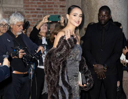 MFW Giorgio Armani arrivals MP Nathalie Emmanuel arrives to Pinacoteca of Brera to attending the Giorgio Armani fashion show during Milan s Fashion Week Womenswear Spring Summer 2026, on September 28, 2025 in Milan (Italy). Photo by Marco Piovanotto Abacapress.com  Copyright: xPiovanottoxMarco ABACAx