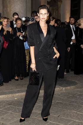 MFW Giorgio Armani arrivals MP Bianca Balti arrives to Pinacoteca of Brera to attending the Giorgio Armani fashion show during Milan s Fashion Week Womenswear Spring Summer 2026, on September 28, 2025 in Milan (Italy). Photo by Marco Piovanotto Abacapress.com  Copyright: xPiovanottoxMarco ABACAx