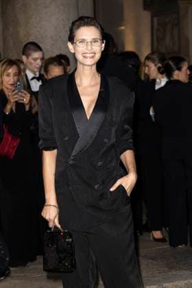 MFW Giorgio Armani arrivals MP Bianca Balti arrives to Pinacoteca of Brera to attending the Giorgio Armani fashion show during Milan s Fashion Week Womenswear Spring Summer 2026, on September 28, 2025 in Milan (Italy). Photo by Marco Piovanotto Abacapress.com  Copyright: xPiovanottoxMarco ABACAx