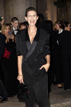 MFW Giorgio Armani arrivals MP Bianca Balti arrives to Pinacoteca of Brera to attending the Giorgio Armani fashion show during Milan s Fashion Week Womenswear Spring Summer 2026, on September 28, 2025 in Milan (Italy). Photo by Marco Piovanotto Abacapress.com  Copyright: xPiovanottoxMarco ABACAx