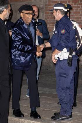 MFW Giorgio Armani arrivals MP Spike Lee arrives to Pinacoteca of Brera to attending the Giorgio Armani fashion show during Milan s Fashion Week Womenswear Spring Summer 2026, on September 28, 2025 in Milan (Italy). Photo by Marco Piovanotto Abacapress.com  Copyright: xPiovanottoxMarco ABACAx
