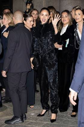 MFW Giorgio Armani arrivals MP Eiza González arrives to Pinacoteca of Brera to attending the Giorgio Armani fashion show during Milan s Fashion Week Womenswear Spring Summer 2026, on September 28, 2025 in Milan (Italy). Photo by Marco Piovanotto Abacapress.com  Copyright: xPiovanottoxMarco ABACAx