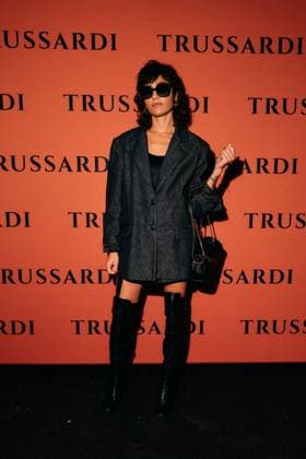 Milan Fashion Week - Women S S 2026 The Gentle Society by Trussardi Photocall Milan, Italy Marcellina Di Chio Milan Fashion Week - Women S S 2026 The Gentle Society by Trussardi Photocall Milan, Italy 28th September 2025  Copyright: xx
