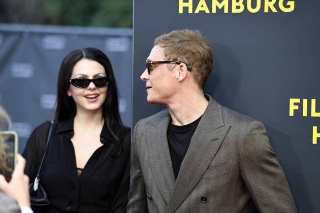 Ruby O Fee and Matthias Schweighöfer at the premiere Das Leben der Wünsche as part of the Filmfest Hamburg in Hamburgon 28 09 2025