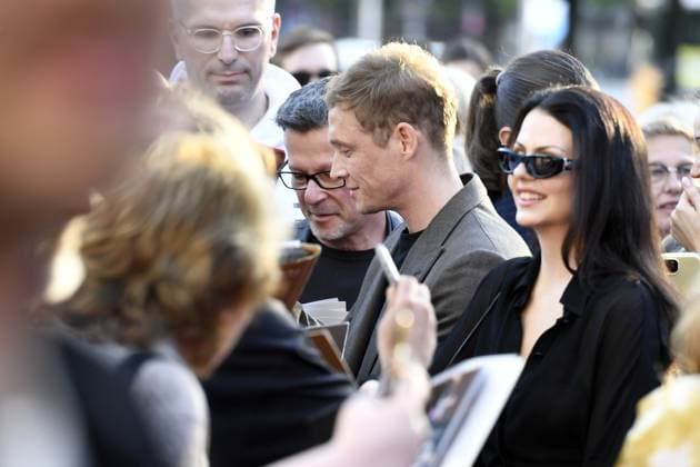Matthias Schweighöfer and Ruby O Fee at the premiere Das Leben der Wünsche as part of the Filmfest Hamburg in Hamburgon 28 09 2025